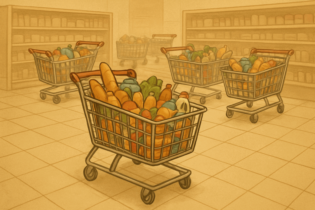 abandoned carts op winkelwagenpagina